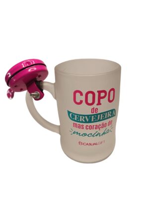 Caneca com campainha - Copo de cervejeira 400ml