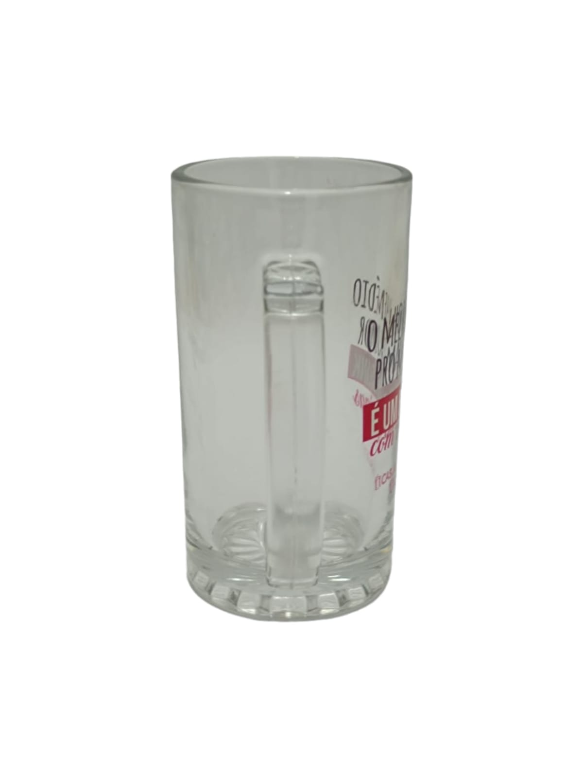 Caneca de chopp "Melhor remédio pro mau humor" 480ml - Imagem 2