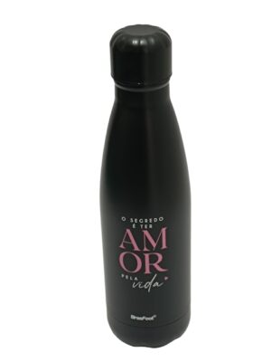 Garrafa Térmica Metal Neo 500Ml - Amor Pela Vida