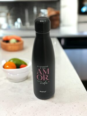 Garrafa Térmica Metal Neo 500Ml - Amor Pela Vida