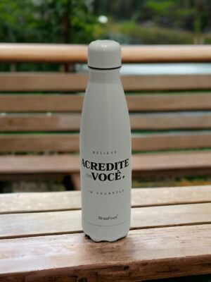 Garrafa Térmica Metal Neo 500Ml - Acredite Em Você