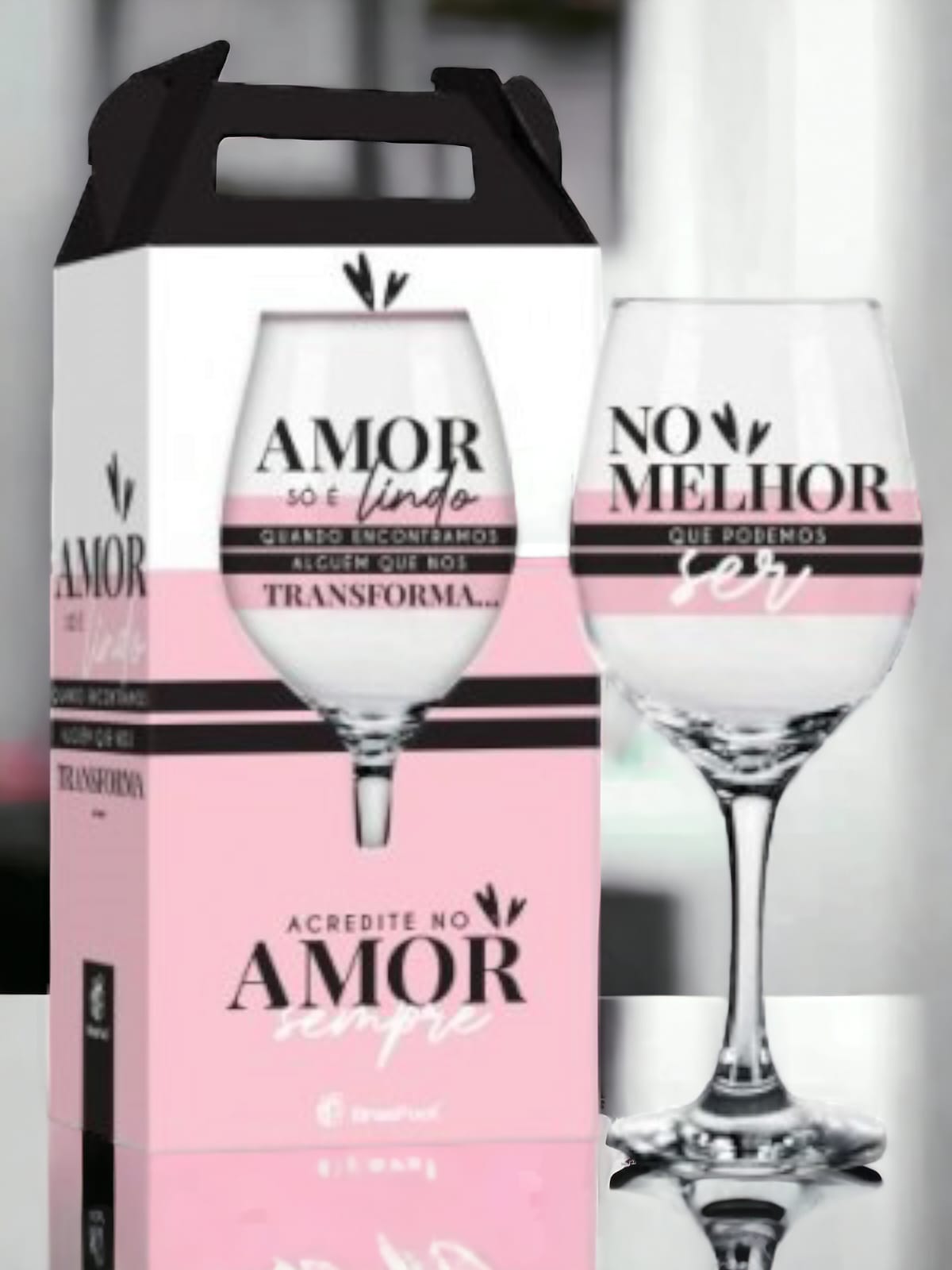 Taça Vinho - Amor Que Nos Transforma