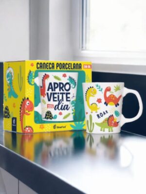 Caneca Porcelana Aproveite Seu Dia 260ml