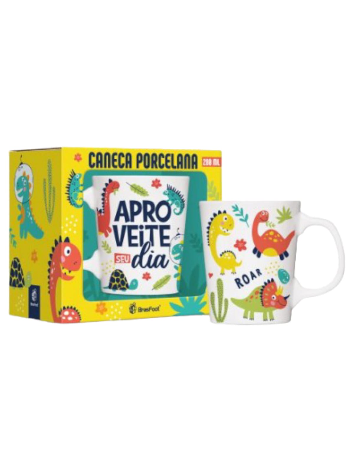 Caneca Porcelana Aproveite Seu Dia 260ml - Imagem 2