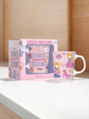Caneca Porcelana Seus Sonhos 260ml