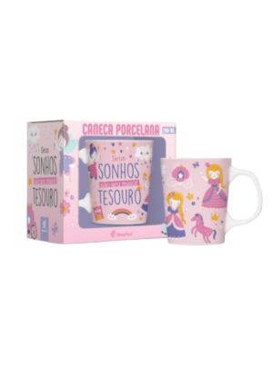 Caneca Porcelana Seus Sonhos 260ml