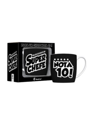Caneca Porcelana Chefe Nota 10 - 300ml