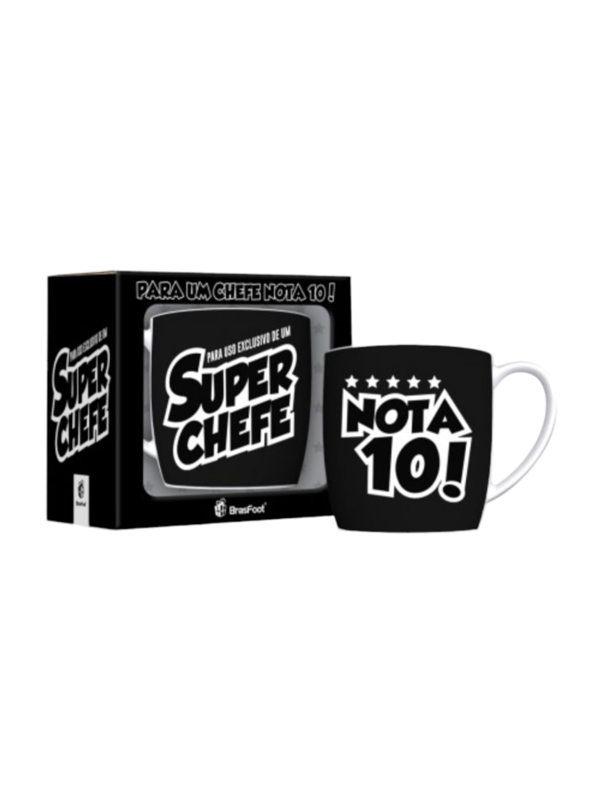 Caneca Porcelana Chefe Nota 10 - 300ml - Imagem 2