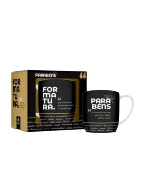 Caneca Porcelana Comemoração Formatura - 300ml