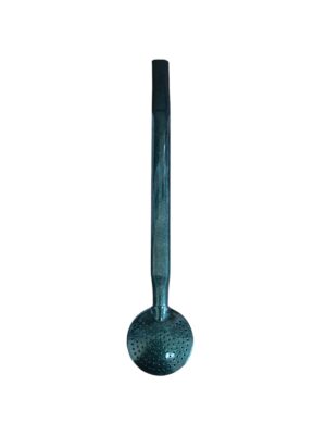 BOMBA DE INOX COLORIDA VERDE MUSGO COM GLITER