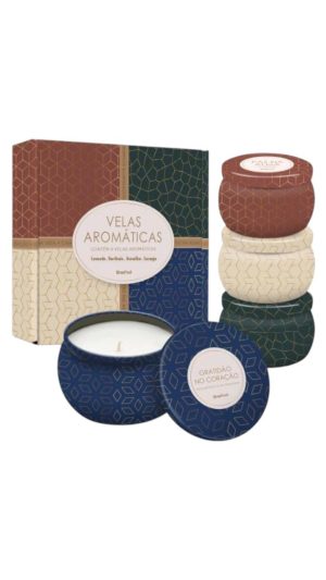 KIT 4 VELAS AROMÁTICAS
