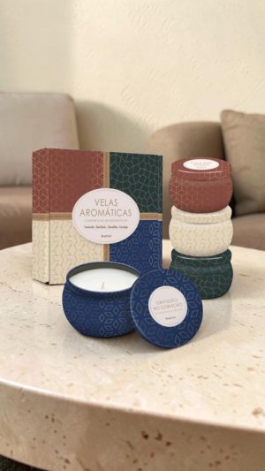 KIT 4 VELAS AROMÁTICAS